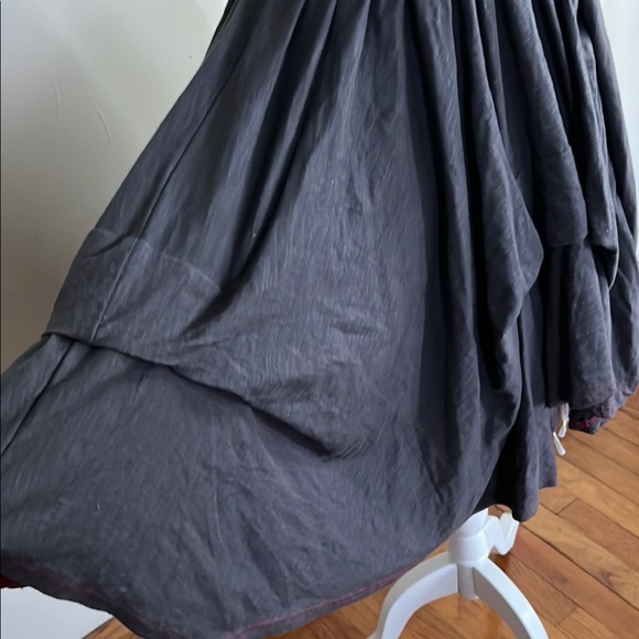 Buffalo David Bitton Gray Asymmetrical Wrap Sundress - Picture 10 of 15